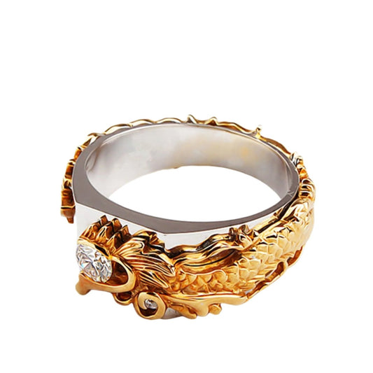 Dragon Zircon Statement Ring - Stylish 3Sixty5