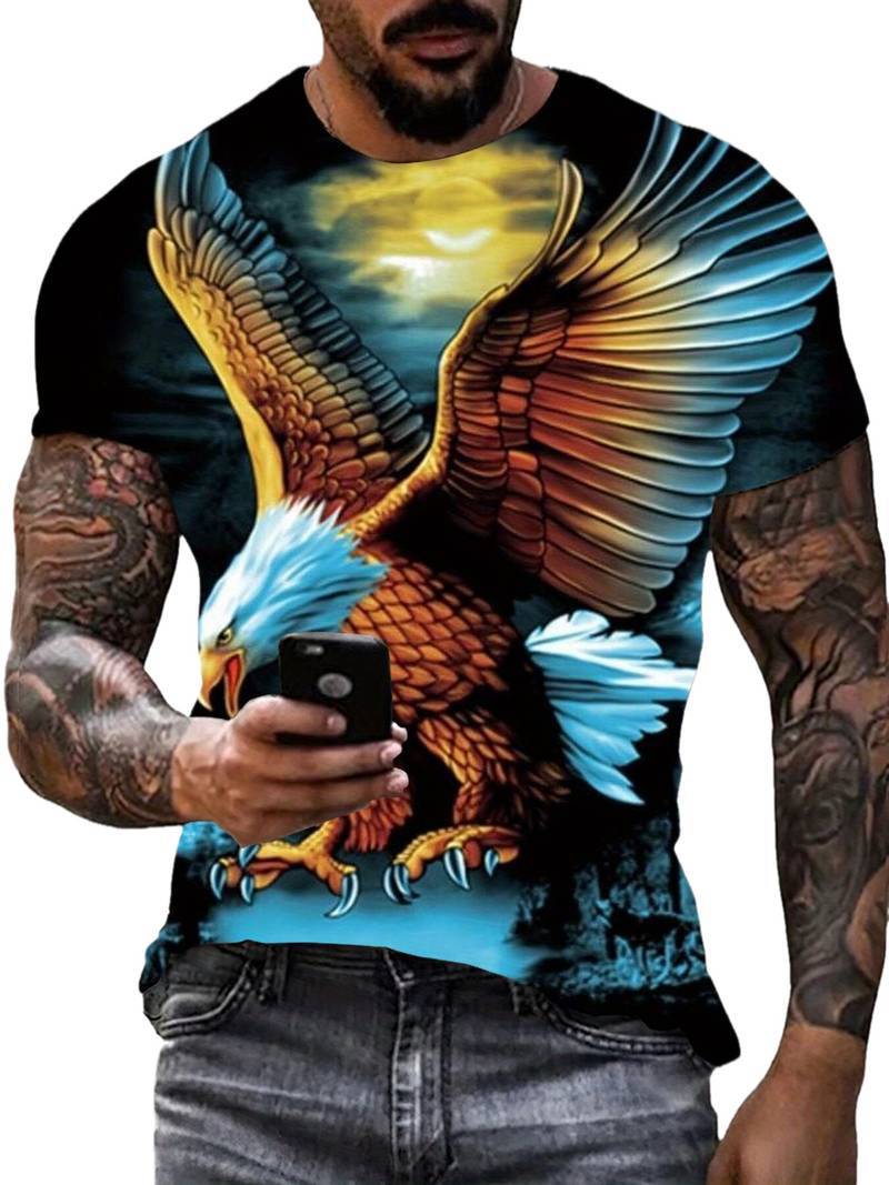 Stylish 3Sixty5 Graphic Eagle Top featuring a bold eagle design and a comfortable fit
