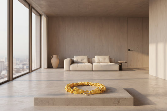 Stylish 3Sixty5 men's fashion statement bracelet in gold with intricate dragon design