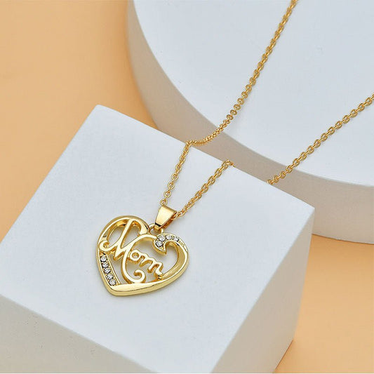 Mom’s Treasure Initial Diamond Necklace - Stylish 3Sixty5