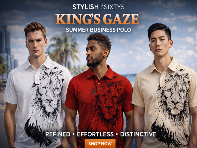 King’s Gaze Summer Business Casual Tee