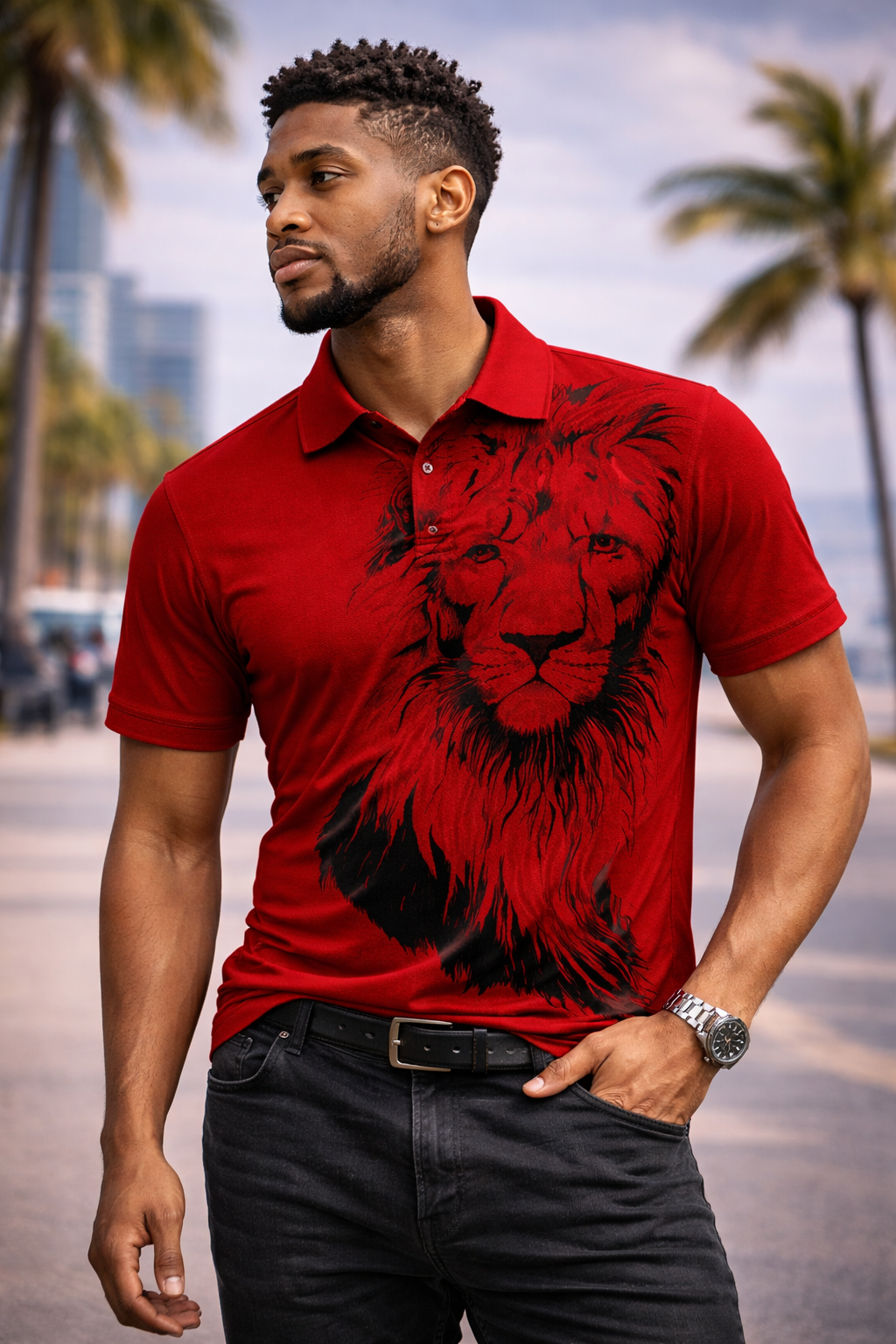 King’s Gaze Summer Business Casual Tee