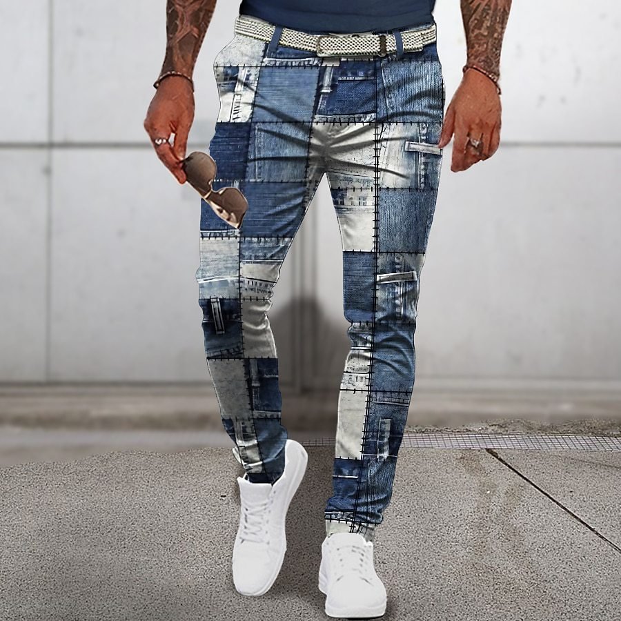 Bold Printed Men's Pants - Stylish 3Sixty5