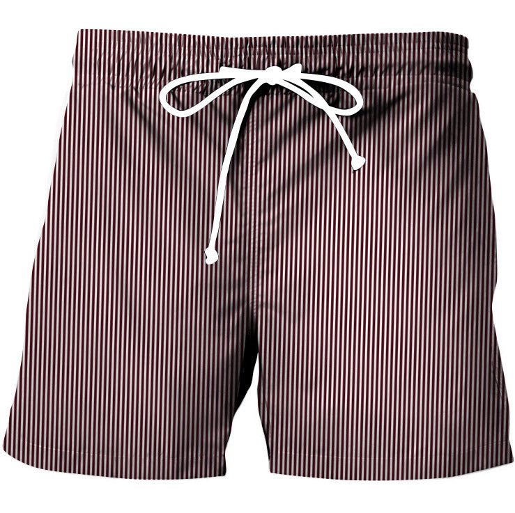 Bold Stripe Vintage Shorts - Stylish 3Sixty5