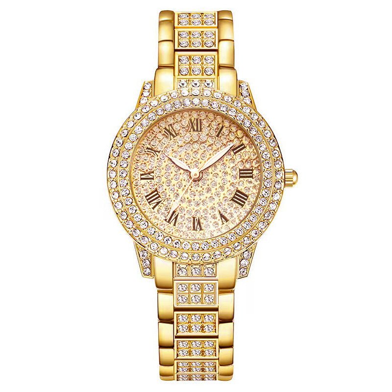 Diamond Roman Watch Set - Stylish 3Sixty5