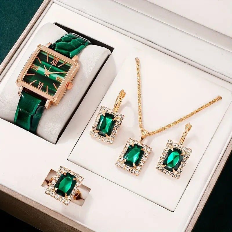 Diva - Shine Diamond Quartz Watch Set - Stylish 3Sixty5