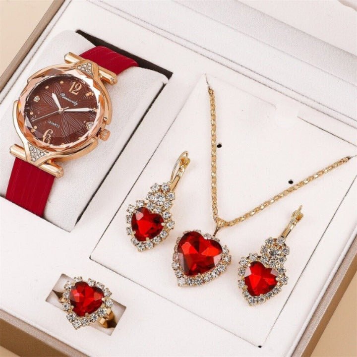 Diva - Shine Diamond Quartz Watch Set - Stylish 3Sixty5