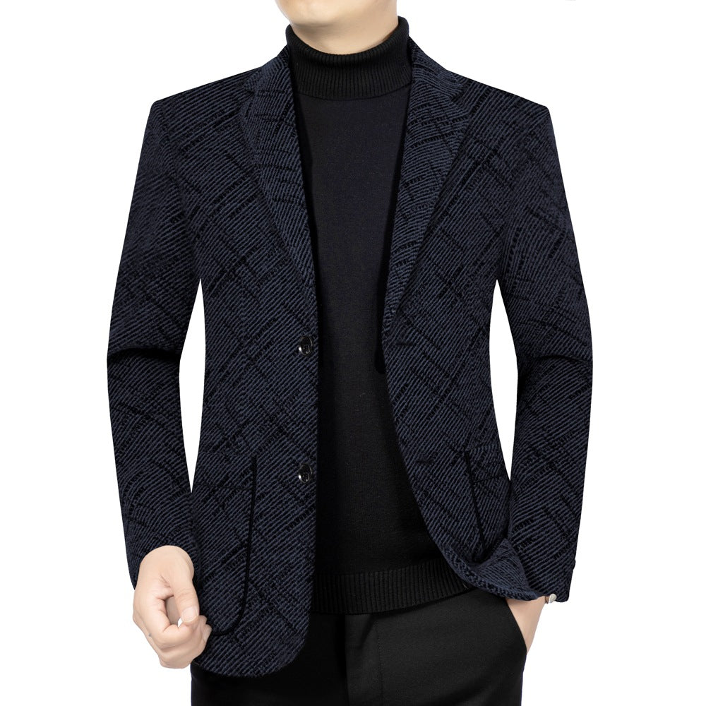 Stylish 3Sixty5 elite formal overcoat in a chic pattern for elegant occasions