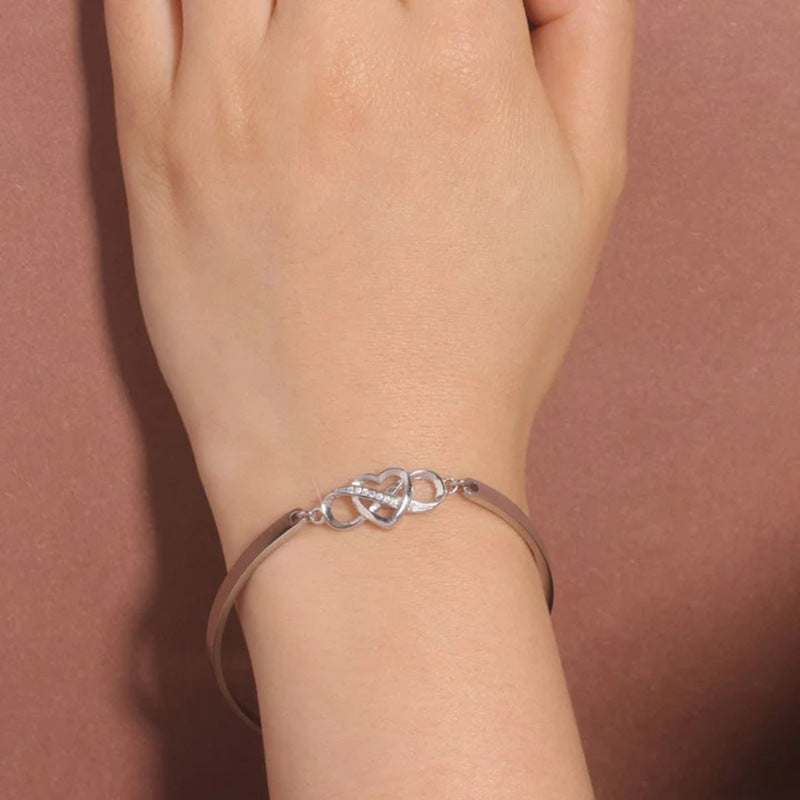 Stylish 3Sixty5 Forever Love Bracelet Gift with a delicate infinity charm and sparkling details