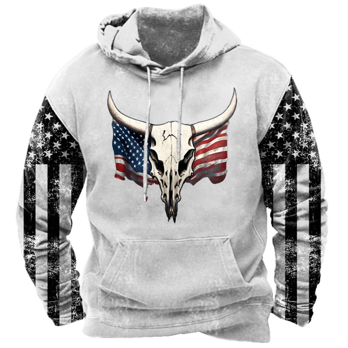 Iron Freedom Long Sleeve Hoodie - Buy 2 Get 1 FREE $00.00 - Stylish 3Sixty5