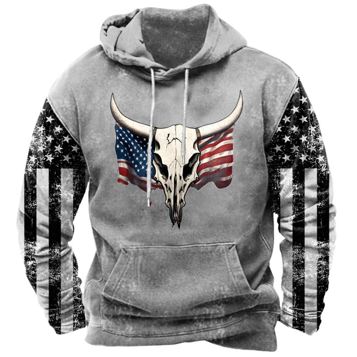 Iron Freedom Long Sleeve Hoodie - Buy 2 Get 1 FREE $00.00 - Stylish 3Sixty5