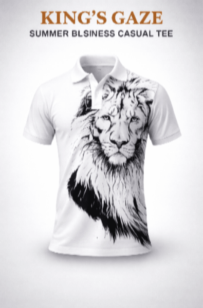 King’s Gaze Summer Business Casual Tee - Buy 2 Get 1 FREE $00.00 - Stylish 3Sixty5