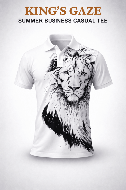 King’s Gaze Summer Business Casual Tee - Buy 2 Get 1 FREE $00.00 - Stylish 3Sixty5