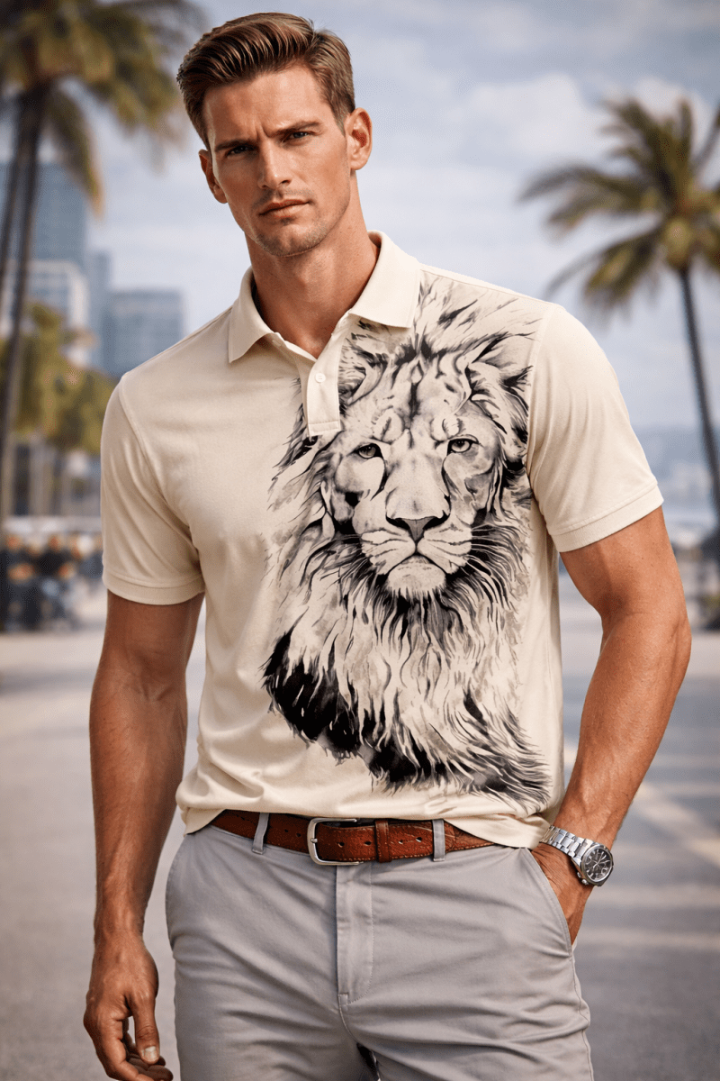King’s Gaze Summer Business Casual Tee - Buy 2 Get 1 FREE $00.00 - Stylish 3Sixty5