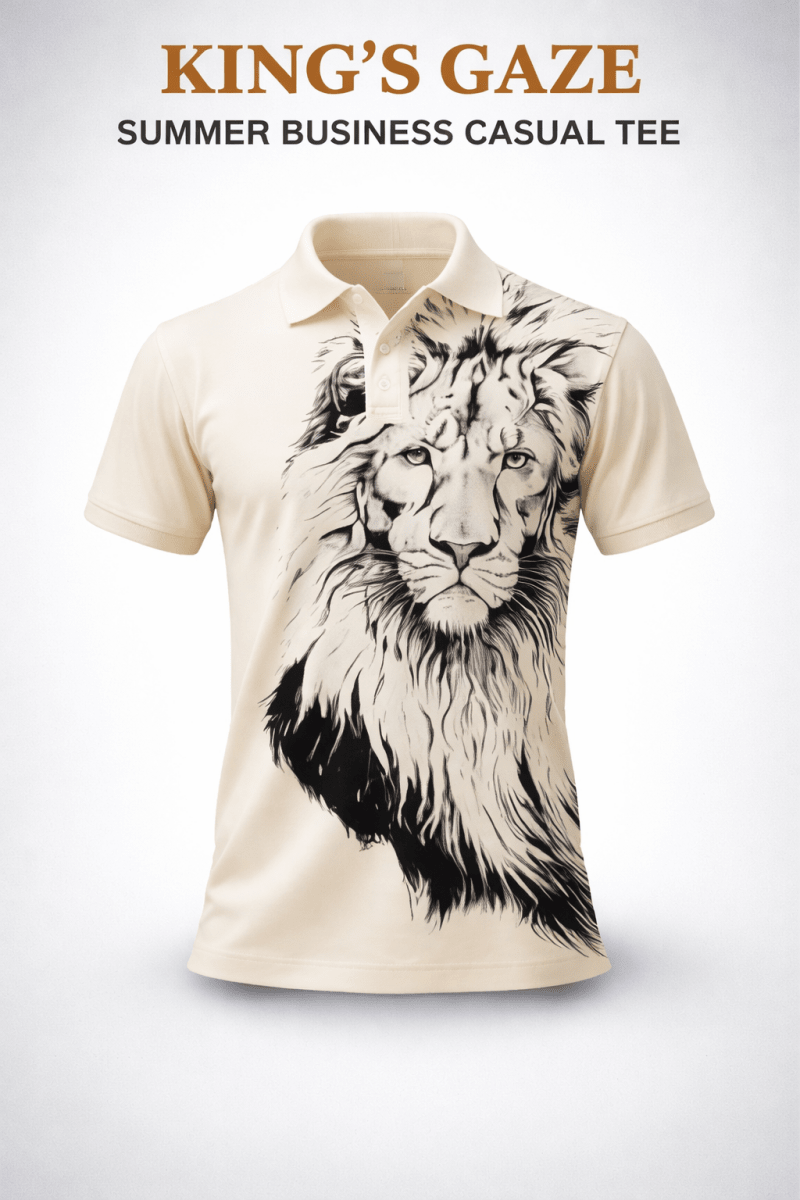 King’s Gaze Summer Business Casual Tee - Buy 2 Get 1 FREE $00.00 - Stylish 3Sixty5