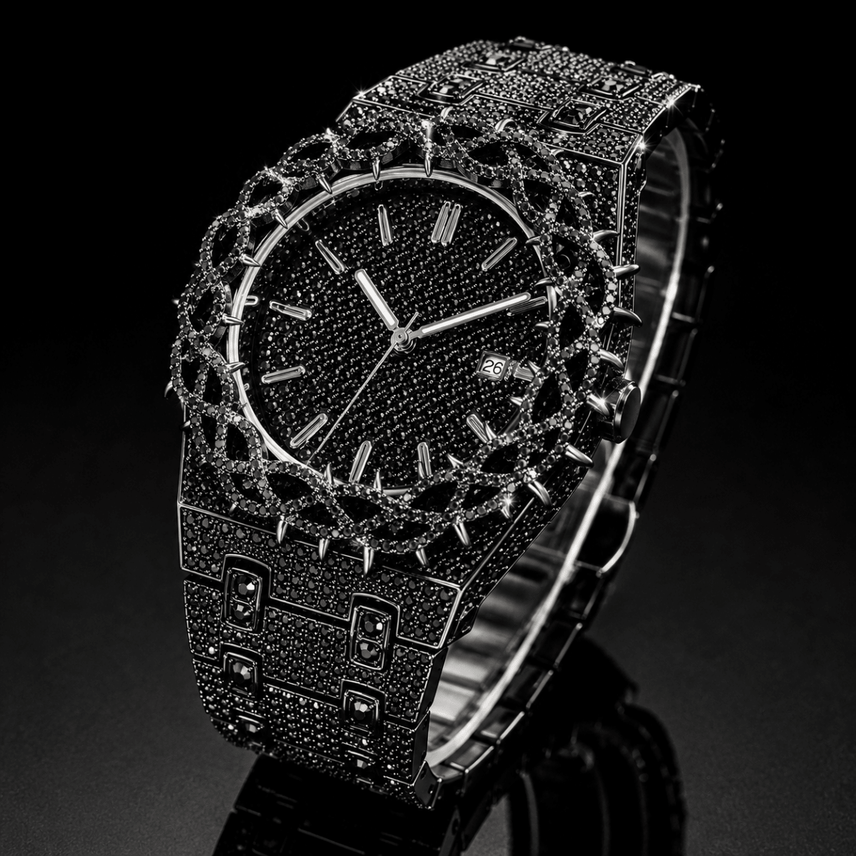 Majestic Zircon Watch for Men - Stylish 3Sixty5