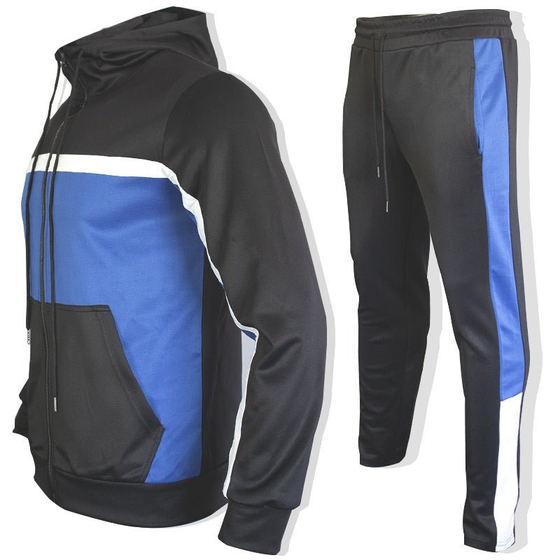 Men's Contrast Sweatshirt Set - Stylish 3Sixty5