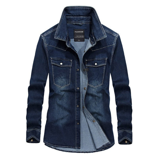Men's Outland Denim Leisure Shirt - Stylish 3Sixty5