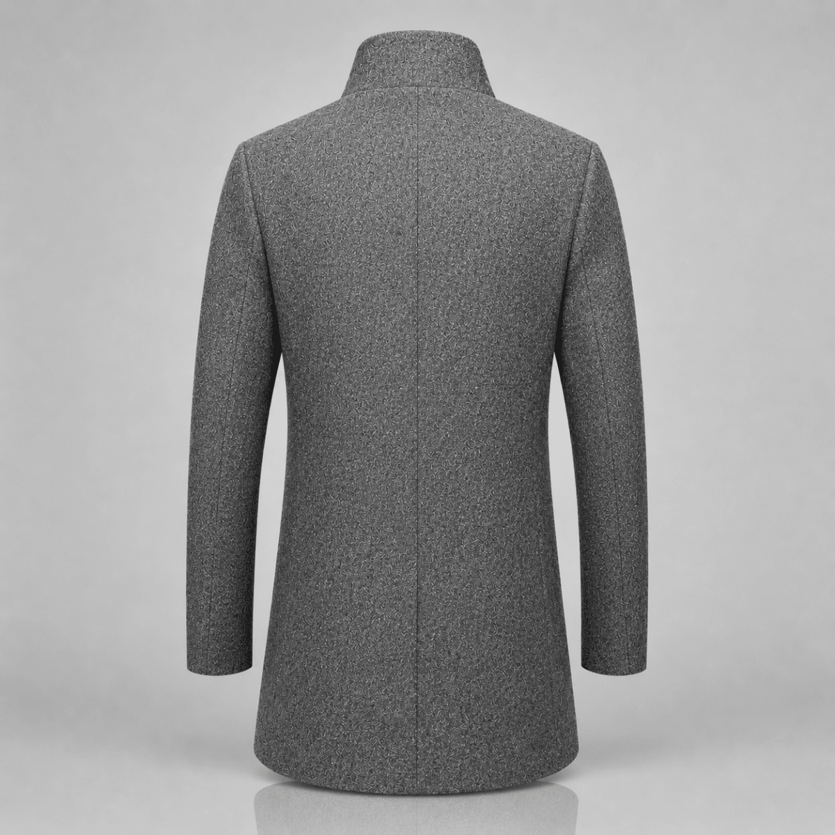 Modern Crest Mid-Length Coat for Men - Stylish 3Sixty5