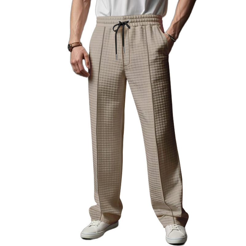 Beige Stylish 3Sixty5 Momentum Fit Joggers with Drawstring Waist for Comfortable Casual Wear