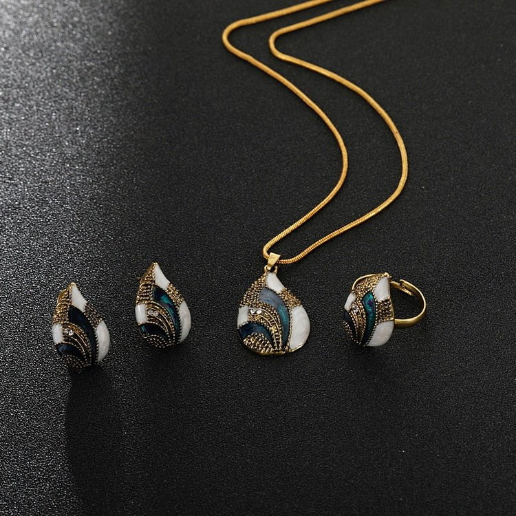 Ocean Mist Drop Jewelry Set - Stylish 3Sixty5
