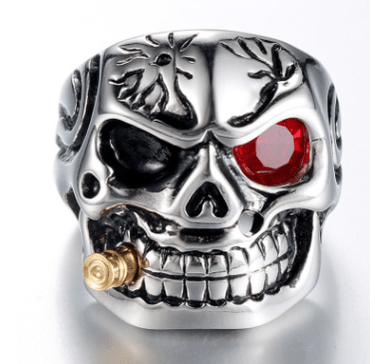 Personalized Skull Ring - Stylish 3Sixty5