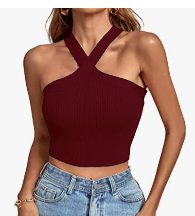 Silhouette Stretch Halter Top - Stylish 3Sixty5