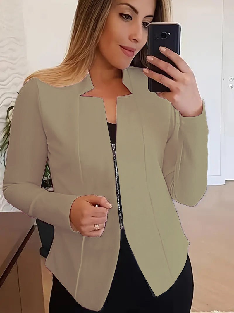 Sleek - Zip Women’s Jacket - Buy 2 Get 1 FREE $00.00 - Stylish 3Sixty5