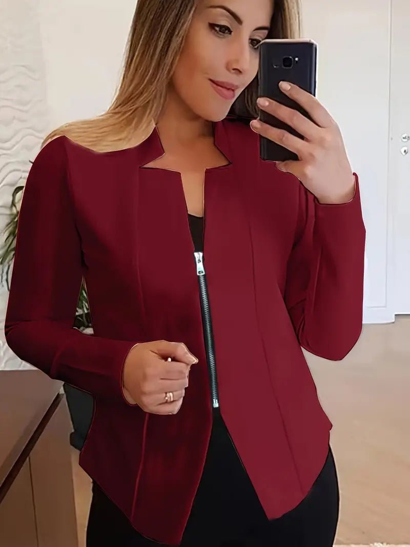 Sleek - Zip Women’s Jacket - Buy 2 Get 1 FREE $00.00 - Stylish 3Sixty5