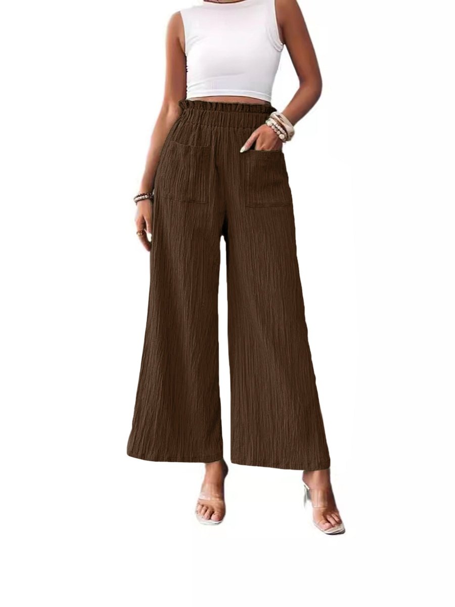 Smooth Silhouette Pants - Stylish 3Sixty5