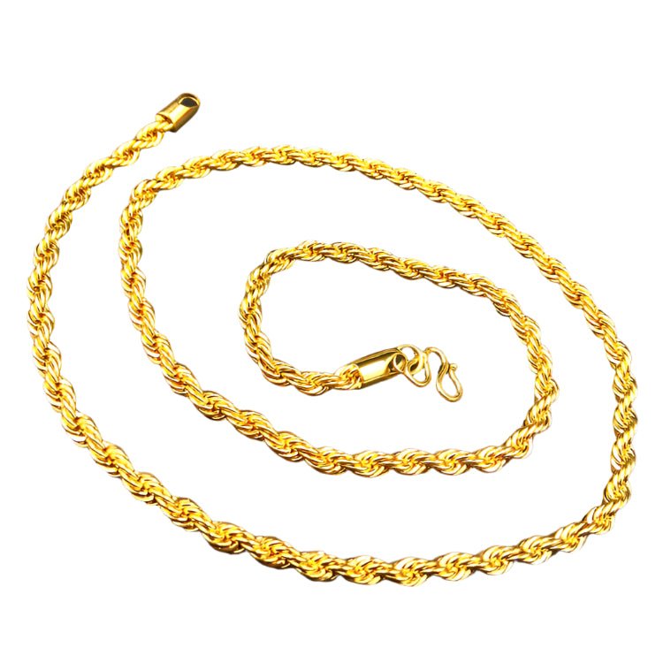 Stylish Hemp Gold Necklace - Stylish 3Sixty5