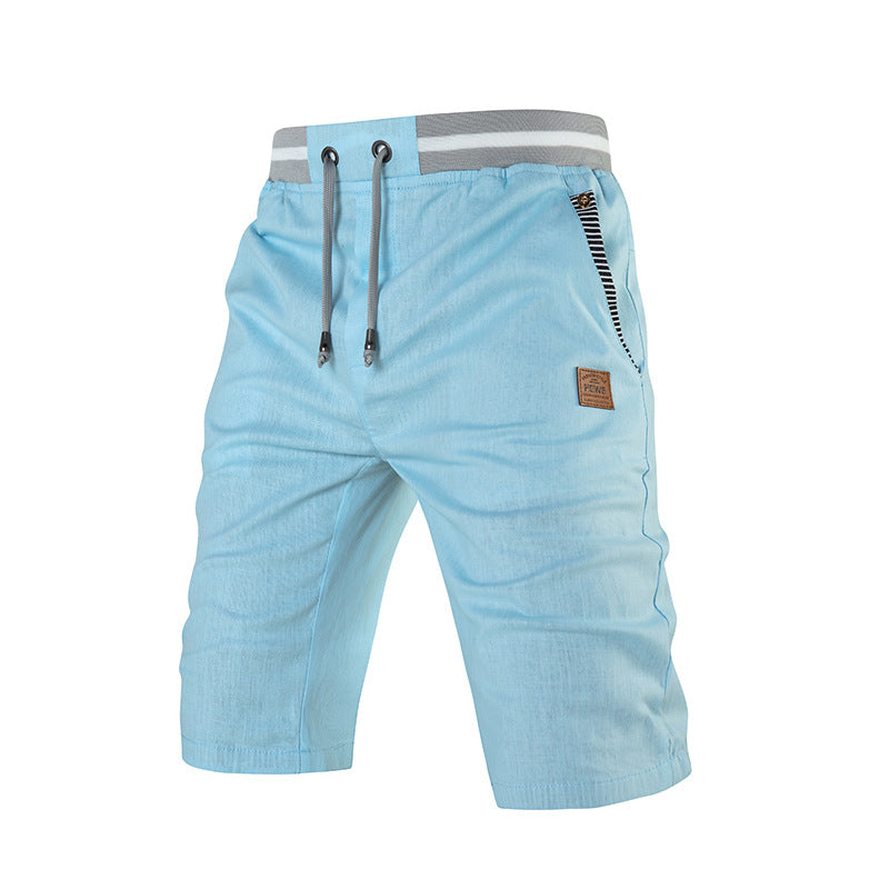 Light blue stylish shorts from Stylish 3Sixty5, perfect trendy streetwear cotton crops for casual outings