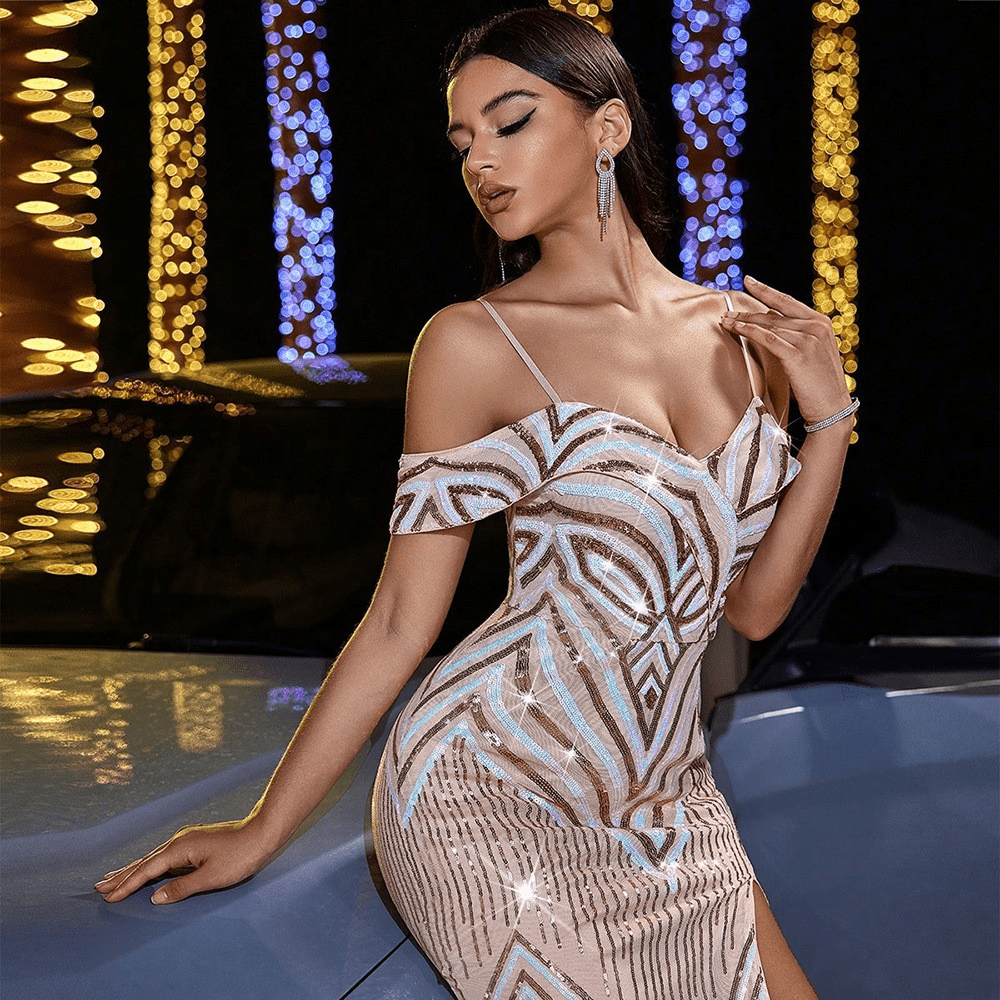 Twilight Sparkle Off - Shoulder Dress - Stylish 3Sixty5