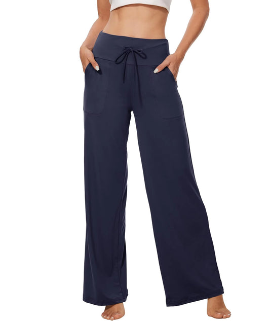 Stylish 3Sixty5 Dreamy comfort pants in navy blue with a relaxed fit and pockets