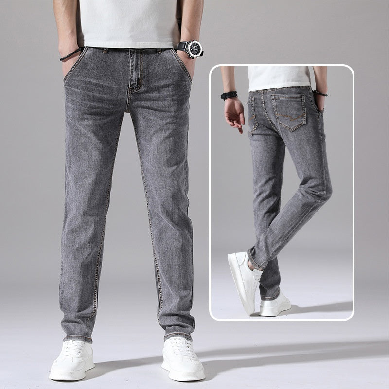 Stylish 3Sixty5 straight-leg denim pants men in gray, ideal for casual outfits and everyday wear
