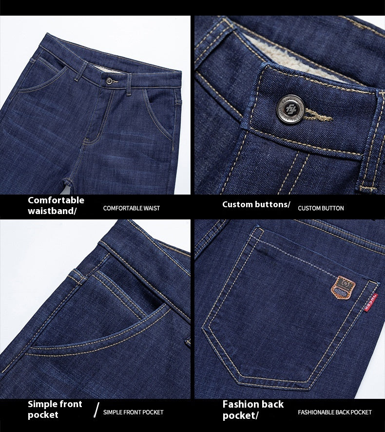 Stylish 3Sixty5 ultimate fleece straight pants with comfortable waistband and custom buttons