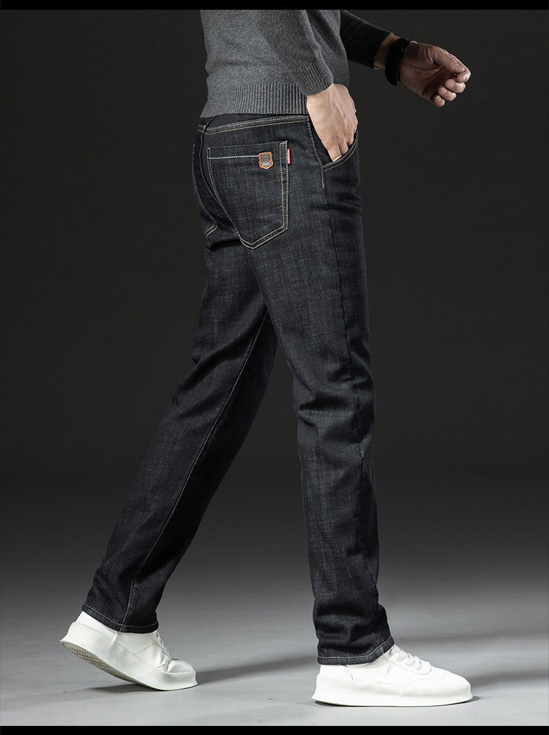 Stylish 3Sixty5 ultimate fleece straight pants in dark wash with a modern fit for casual wear