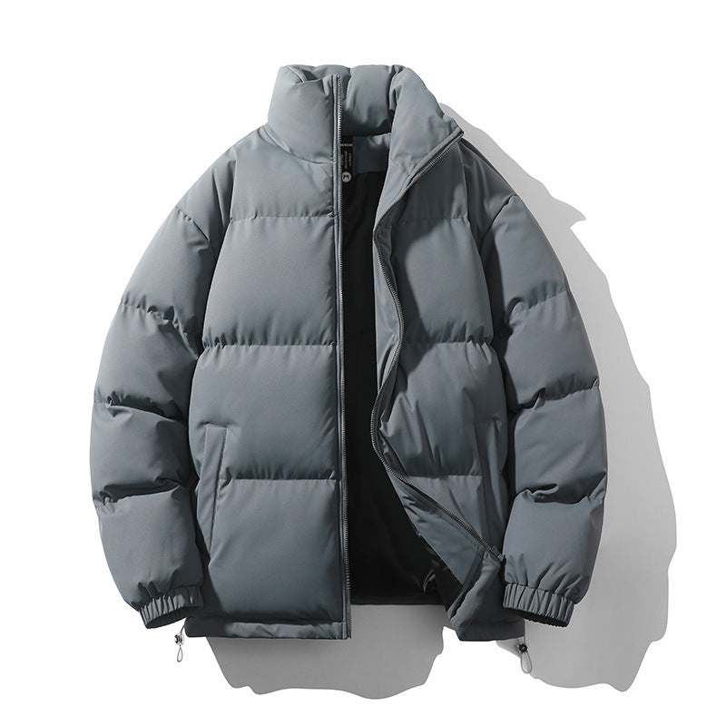 Stylish 3Sixty5 warm couples' down coat in grey with a comfortable padded design