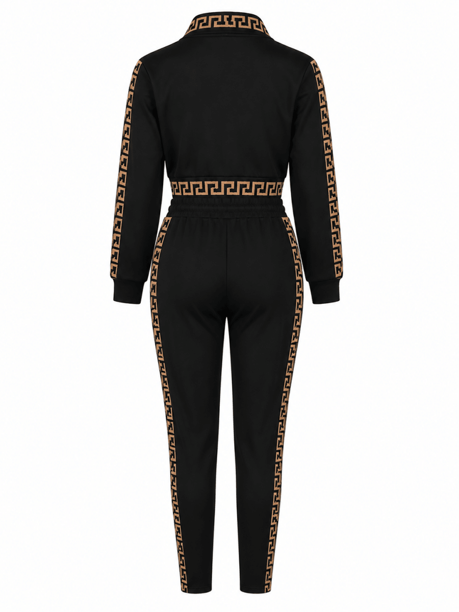 Women’s Streetwear Patchwork Co - Ord Set - Stylish 3Sixty5